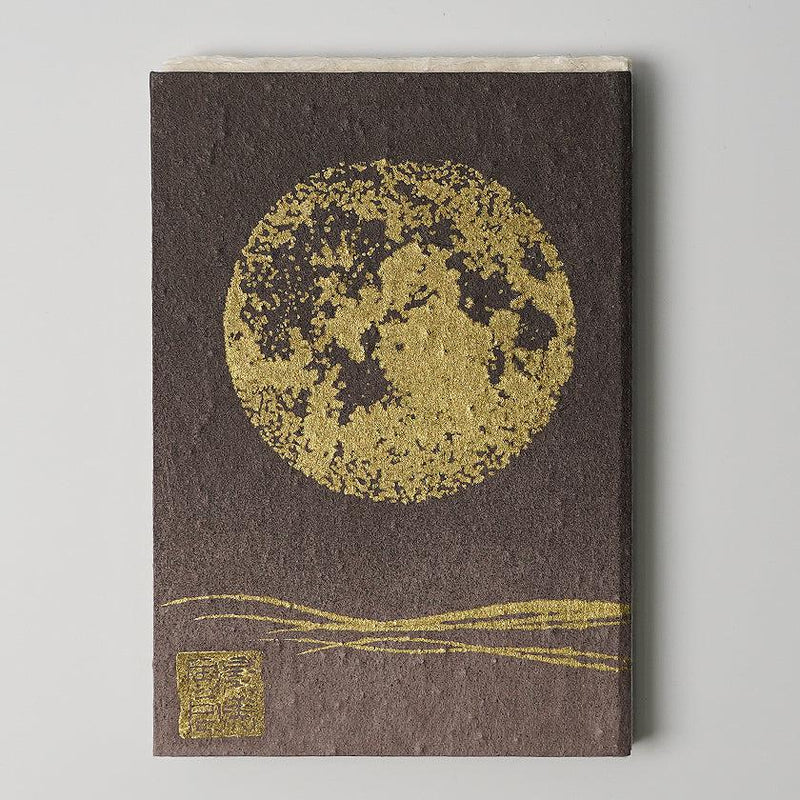 [เครื่องเขียน] หนังสือแสตมป์แดงฟูลมูน (สีม่วง) | Karakami (กระดาษญี่ปุ่น) ｜ keibifugetsu