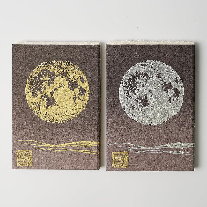 [문구] 레드 스탬프 북 보름달 (보라색) | 카라 카미 (일본 종이) ｜ keibifugetsu
