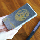 [เครื่องเขียน] หนังสือแสตมป์แดงฟูลมูน (สีม่วง) | Karakami (กระดาษญี่ปุ่น) ｜ keibifugetsu