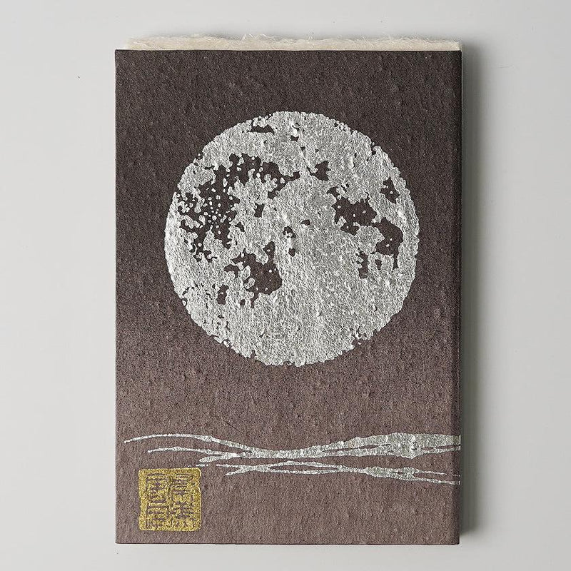 [문구] 레드 스탬프 북 보름달 (보라색) | 카라 카미 (일본 종이) ｜ keibifugetsu
