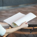 [문구] 노트북 초승달 (흰색) | 카라 카미 (일본 종이) ｜ keibifugetsu