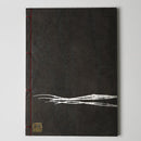 [STATIONERY] NOTEBOOK CRESCENT MOON (BLACK) | KARAKAMI (JAPANESE PAPER)｜KEIBIFUGETSU