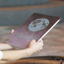 [문구] 노트북 보름달 (자주색) | 카라 카미 (일본 종이) ｜ keibifugetsu