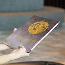 [문구] 노트북 보름달 (자주색) | 카라 카미 (일본 종이) ｜ keibifugetsu