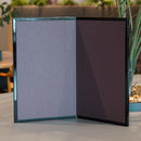 [접이식 스크린 (객실 분배기)] 초승달 (검은 색) 청동 (M) | 카라 카미 (일본 종이) ｜ keibifugetsu