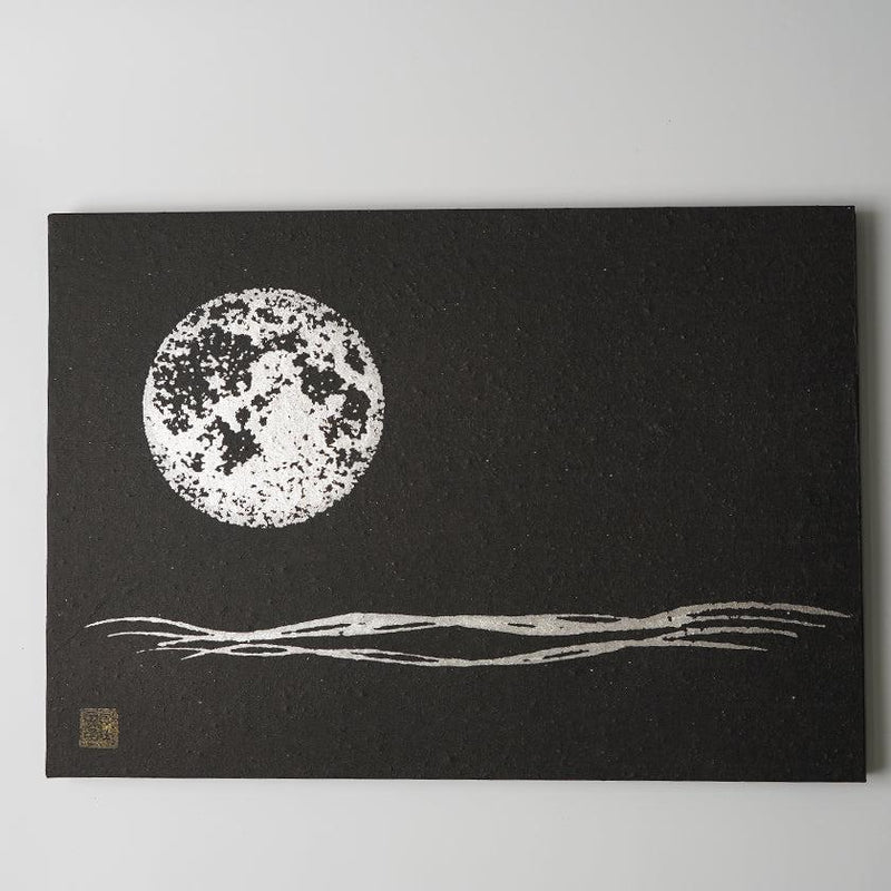 [Artpanel] 보름달 (검은 색) A3 | 카라 카미 (일본 종이) ｜ keibifugetsu