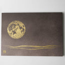 [ARTPANEL] FULL MOON (PURPLE) A3 | KARAKAMI (JAPANESE PAPER)｜KEIBIFUGETSU