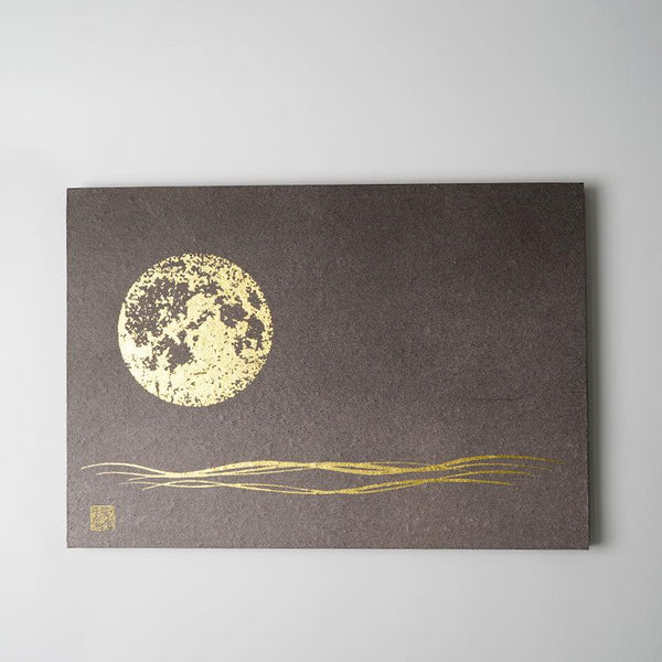 [Artpanel] 보름달 (자주색) A3 | 카라 카미 (일본 종이) ｜ keibifugetsu