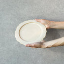 [PLATE] MATTE FLAT PLATE (RIM) RINKA-M WHITE | KYOTO-KIYOMIZU WARE | FUUU