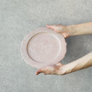 [PLATE] HIBIKI FLAT PLATE (RIM) RINKA-M RED | KYOTO-KIYOMIZU WARE | FUUU