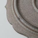 [LARGE PLATE (PLATTER)] HIBIKI FLAT PLATE (RIM) RINKA-L BLACK | KYOTO-KIYOMIZU WARE | FUUU