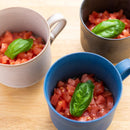 [머그 (컵)] 무광택 (정사각형) 쌍 세트 검은 색 | kyoto-kiyomizu ware | 푸우