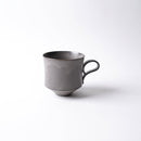 [MUG (CUP)] MATTE (SQUARE) GRAY | KYOTO-KIYOMIZU WARE | FUUU