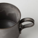[MUG (CUP)] MATTE (SQUARE) GRAY | KYOTO-KIYOMIZU WARE | FUUU