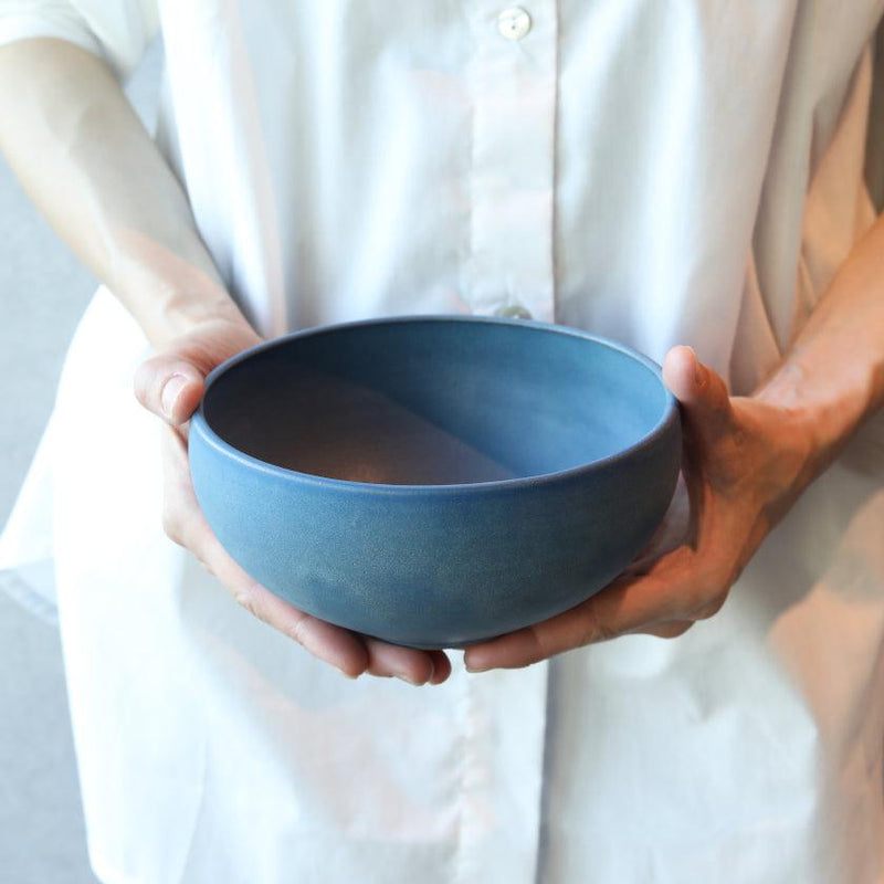 [碗]啞光（M）藍色|京都 - 基約米祖|富烏