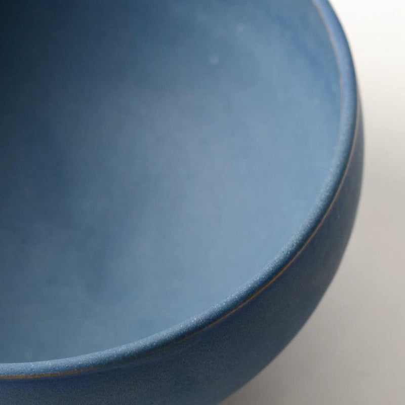 [그릇] 무광택 (m) 파란색 | kyoto-kiyomizu ware | 푸우