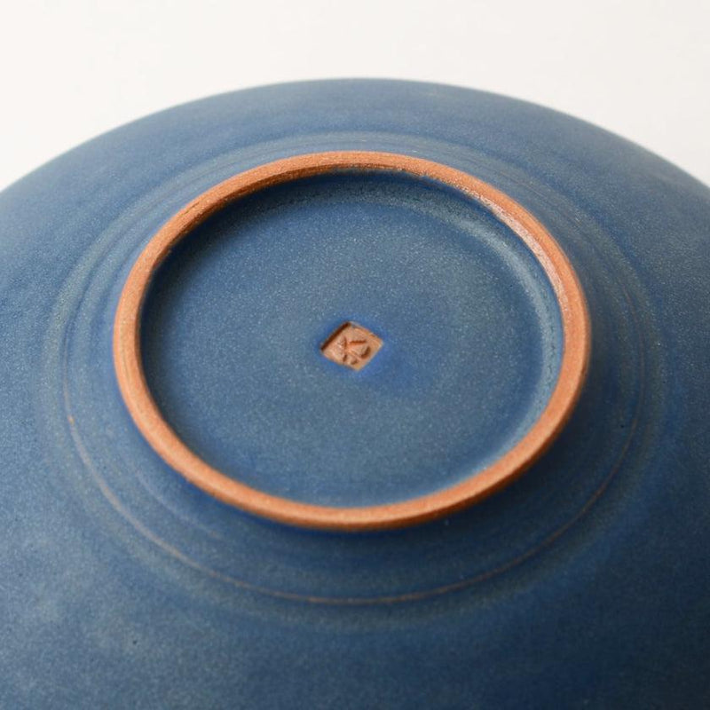 [그릇] 무광택 (M) 파란색 쌍 세트 | kyoto-kiyomizu ware | 푸우
