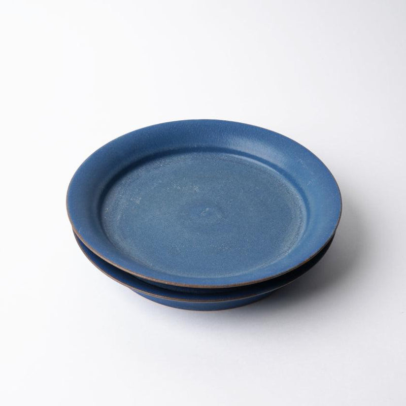 [菜]磨砂輪板圓形（m）藍對套件|京都 - 基約米祖|富烏