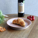 [DISH] HIBIKI RIM PLATE ROUND (M) RED PAIR SET | KYOTO-KIYOMIZU WARE | FUUU