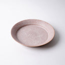 [DISH] HIBIKI RIM PLATE ROUND (M) RED PAIR SET | KYOTO-KIYOMIZU WARE | FUUU