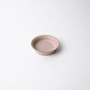 [SMALL DISH] HIBIKI RIM PLATE ROUND (SS) RED | KYOTO-KIYOMIZU WARE | FUUU