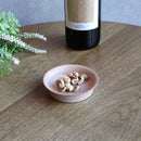 [SMALL DISH] HIBIKI RIM PLATE ROUND (SS) RED | KYOTO-KIYOMIZU WARE | FUUU