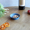 [SMALL DISH] MATTE RIM PLATE ROUND (SS) BLUE PAIR SET | KYOTO-KIYOMIZU WARE | FUUU