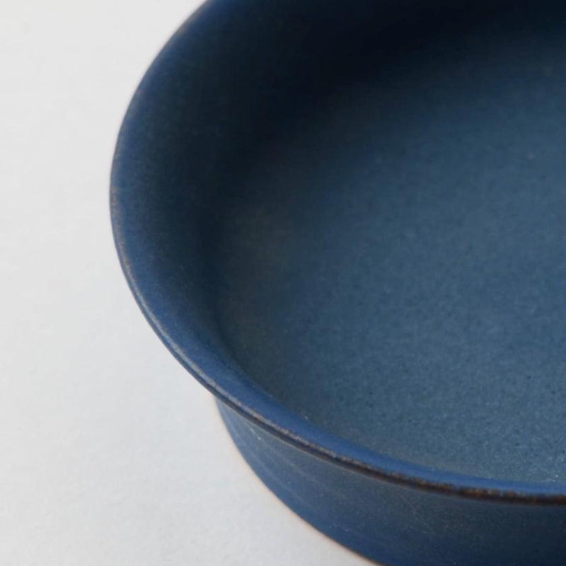[작은 접시] 매트 림 플레이트 라운드 (SS) 파란색 쌍 세트 | kyoto-kiyomizu ware | 푸우