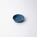 [SMALL DISH] MATTE RIM PLATE ROUND (SS) BLUE PAIR SET | KYOTO-KIYOMIZU WARE | FUUU