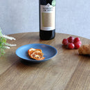 [DISH] MATTE PLATE ROUND (S) BLUE | KYOTO-KIYOMIZU WARE | FUUU