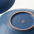 [DISH] MATTE PLATE ROUND (S) BLUE | KYOTO-KIYOMIZU WARE | FUUU