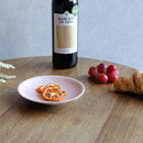 [DISH] HIBIKI PLATE ROUND (S) RED PAIR SET | KYOTO-KIYOMIZU WARE | FUUU