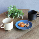[MUG (CUP)] MATTE (SQUARE) PAIR SET BLACK & WHITE | KYOTO-KIYOMIZU WARE | FUUU