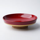 [DISH SET] KOROMO 4-PIECE SET (PLATE, BOWL, SAKE CUP, CUP) | LACQUERWARE | ISUKE