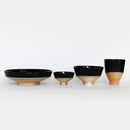 [DISH SET] KOROMO 4-PIECE SET (PLATE, BOWL, SAKE CUP, CUP) | LACQUERWARE | ISUKE