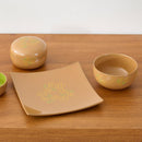 [LARGE PLATE (PLATTER)]  MIMOSA | LACQUERWARE | ISUKE