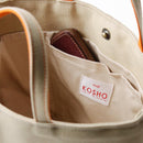 [TOTE BAG] OUGI PLEATS CANVAS YT | FABRIC ART | KOSHO