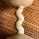 [GLASS] PAIR OF WINE GLASSES WOODEN TWIST GOBLET | WOODWORKING | KINO-SACHI