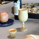 [GLASS] PAIR OF WINE GLASSES WOODEN TWIST GOBLET | WOODWORKING | KINO-SACHI