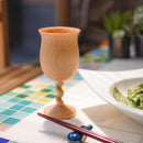 [GLASS] PAIR OF WINE GLASSES WOODEN TWIST GOBLET | WOODWORKING | KINO-SACHI