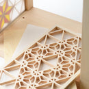 [ชั้นวาง] Kumiko M (ทั้งสองด้านเป็น Kumiko) | งานไม้ Kino-sachi