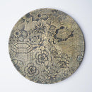 [LARGE PLATE (PLATTER)] KYO-YUZEN - BLACK | PRINTING AND KYO-YUZEN ENGRAVING| SANSAI STUDIO