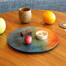 [大板（拼盤）]海浪|印刷和Kyo-Yuzen雕刻| Sansai Studio