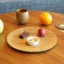 [大板（拼盤）]京元花圖案|印刷和Kyo-Yuzen雕刻| Sansai Studio