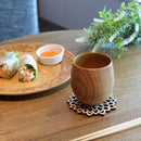 [杯] Hitta Kanoko（淺棕色）|印刷和Kyo-Yuzen雕刻| Sansai Studio