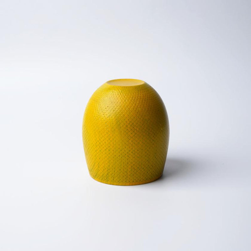 [Cup] Hitta Kanoko (สีเหลือง) | การพิมพ์และการแกะสลัก Kyo-Yuzen | Sansai Studio