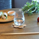 [코스터] 코몬이있는 자두 꽃 | 인쇄 및 Kyo-Yuzen 조각 | 산사이 스튜디오