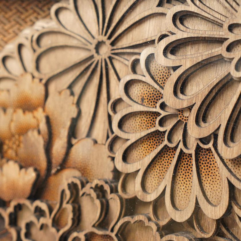 [Artpanel] Chrysanthemum | การพิมพ์และการแกะสลัก Kyo-Yuzen | Sansai Studio