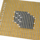 [MAT SET] 4 COASTERS (BLUE) & 2 PLACE MATS (YELLOW) | TATAMI | TATAMIYA TATSUZO