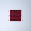 [墊子套] 4個杯墊（紅色）和2個位置墊（黑色）| tatami | Tatamiya Tatsuzo